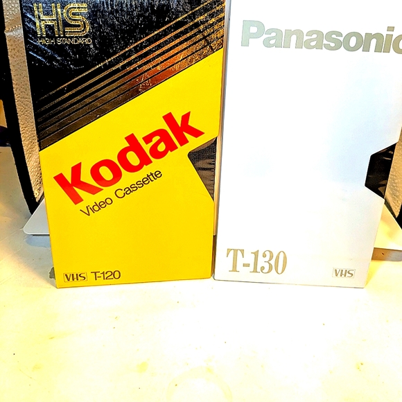New VHS Video Cassettes 2 Kodak, Panasonic - Picture 3 of 3